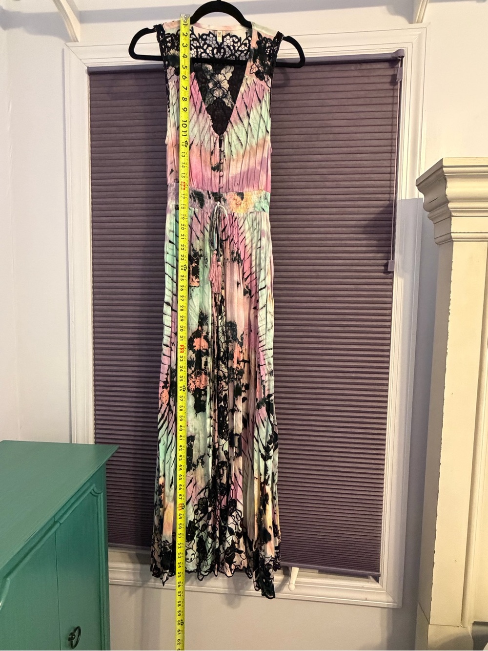 Spell and the gypsy Lucy in the sky tie dye button down lace dress and duster - Picture 16 of 16
